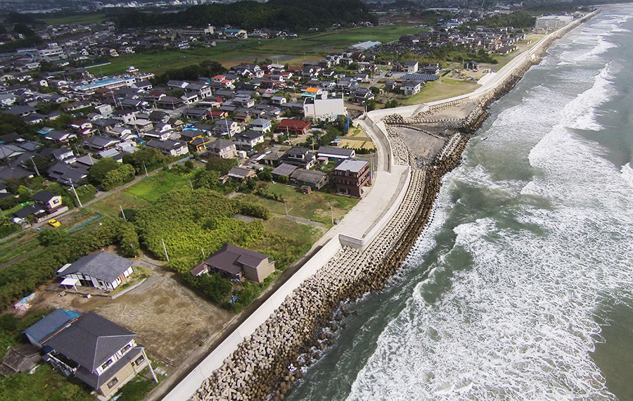 関田地区海岸