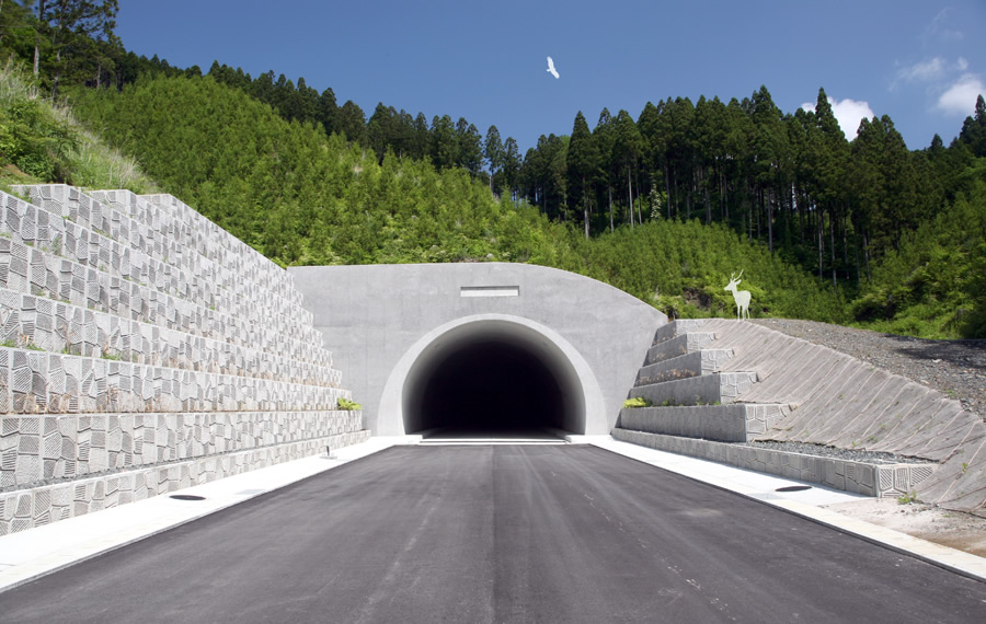 国道289号線荷路夫トンネル